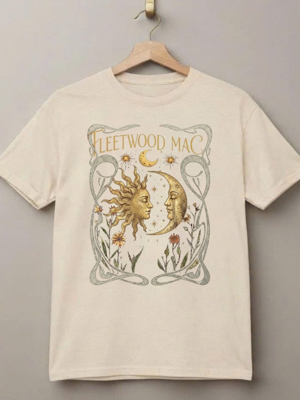 Fleetwood Mac Sun & Moon Graphic Tee | Classic Rock | Whimsical | Music Band